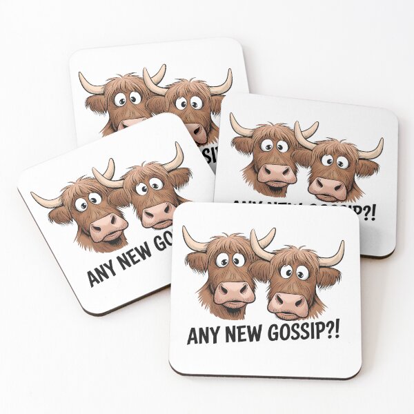 Item preview, Gossip among the cows designed and sold by StrictlyBilliM.