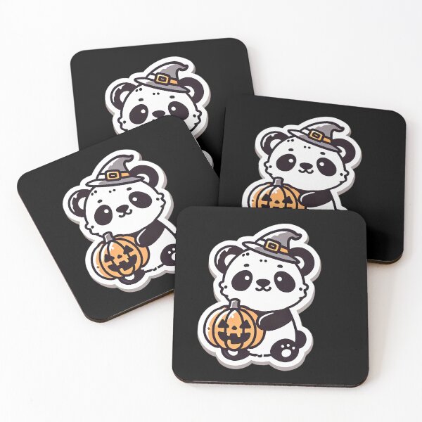 Item preview, Halloween Panda with Pumpkin. designed and sold by Linework Studio.
