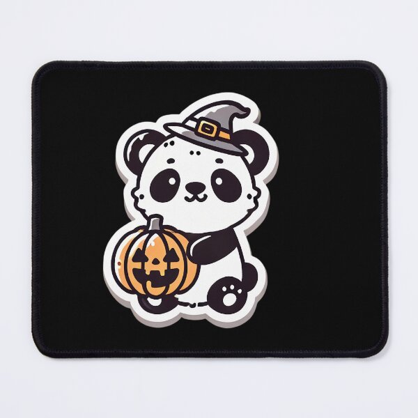 Item preview, Halloween Panda with Pumpkin. designed and sold by Linework Studio.