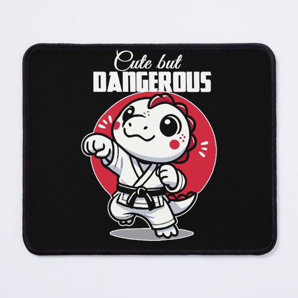 Item preview, Cute but Dangerous Dino Karate designed and sold by MaateoDesign.