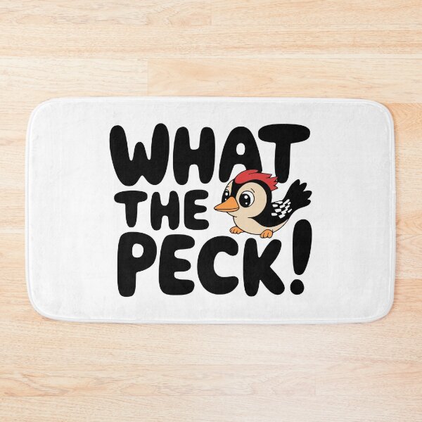 Item preview, What The Peck! Cute Woodpecker Pun designed and sold by PMCreative.