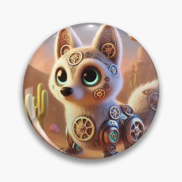 Item preview, Steampunk Desert Wolf designed and sold by Sillytoe.