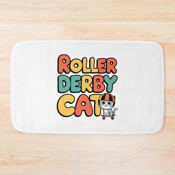 Item preview, roller derby cat designed and sold by Ismartista.