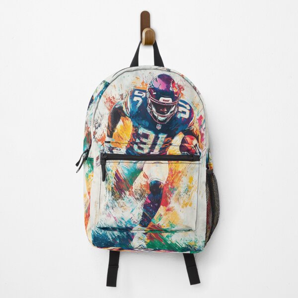 Item preview, American Footballer vibrant colours abstract Active Outdoors Inspired Art designed and sold by CDC40.