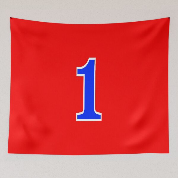 Item preview, Blue number one with white border, Wilt designed and sold by nopemom.