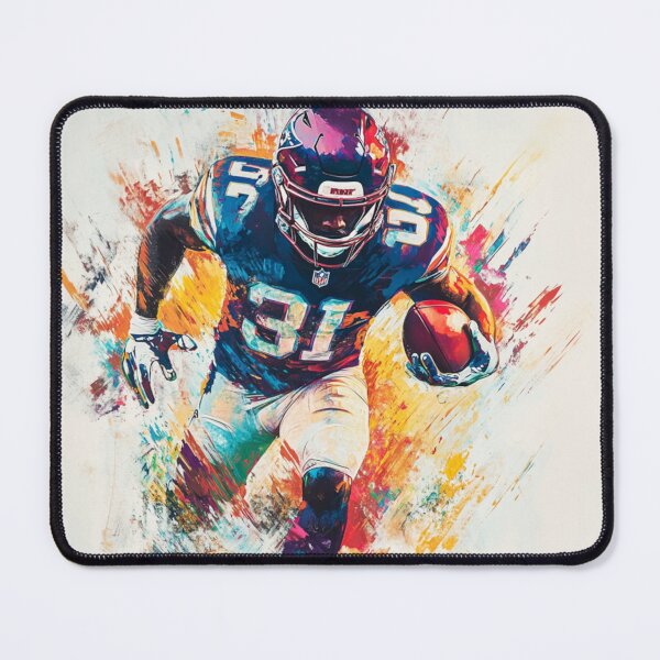 Item preview, American Footballer vibrant colours abstract Active Outdoors Inspired Art designed and sold by CDC40.