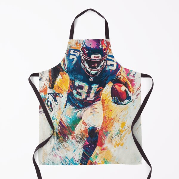 Item preview, American Footballer vibrant colours abstract Active Outdoors Inspired Art designed and sold by CDC40.