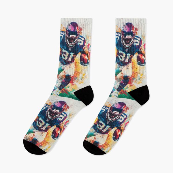 Item preview, American Footballer vibrant colours abstract Active Outdoors Inspired Art designed and sold by CDC40.