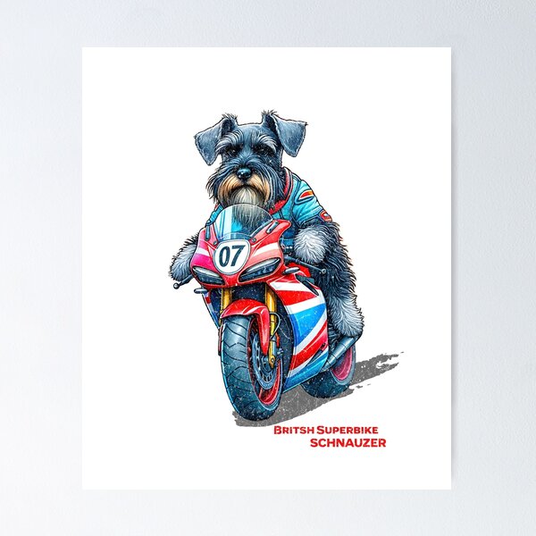 Item preview, Miniature Schnauzer  - British Sperbikes designed and sold by Speeddust.