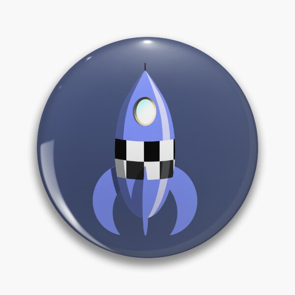 Item preview, Blue Space Rocket designed and sold by Ravvick.