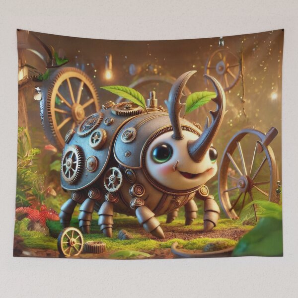 Item preview, Steampunk Devil’s Coach Horse Beetle designed and sold by Sillytoe.