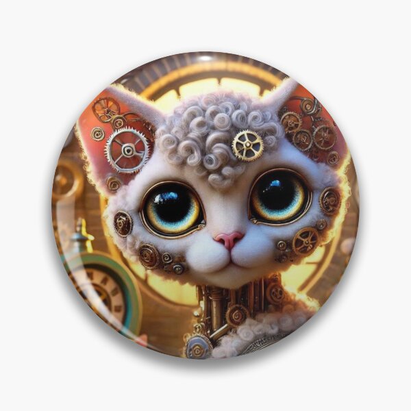 Item preview, Steampunk Devon Rex designed and sold by Sillytoe.