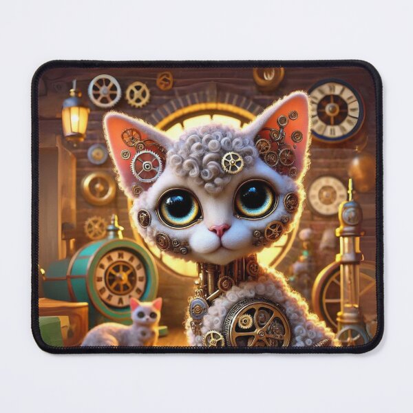 Item preview, Steampunk Devon Rex designed and sold by Sillytoe.