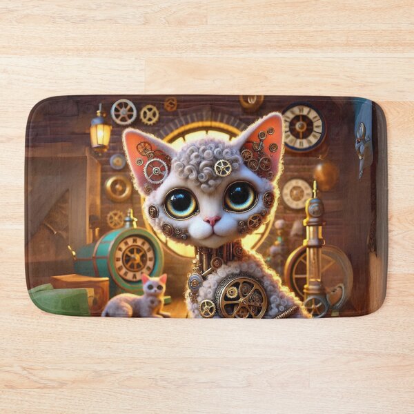 Item preview, Steampunk Devon Rex designed and sold by Sillytoe.