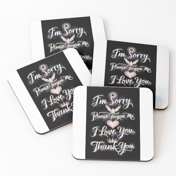 Item preview, I'm Sorry, Forgive Me, I Love You, Thank You | Positive Phrase designed and sold by MystiqSlav.