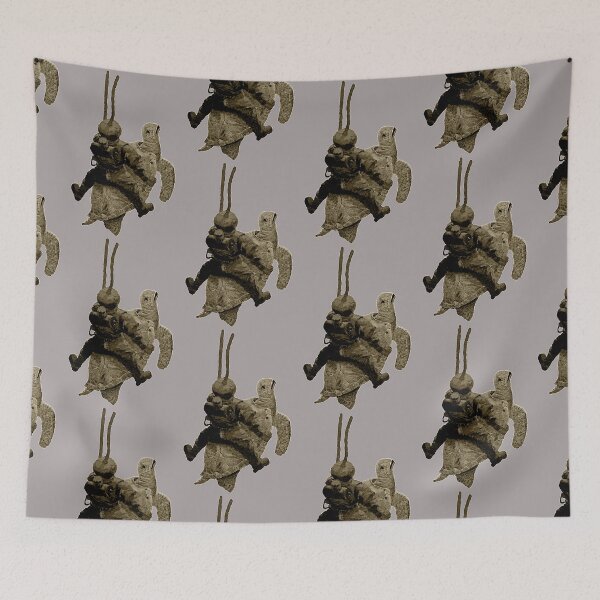 Item preview, Vintage Diver with Diving Helmet Riding a Giant Turtle URM designed and sold by urmaddad.
