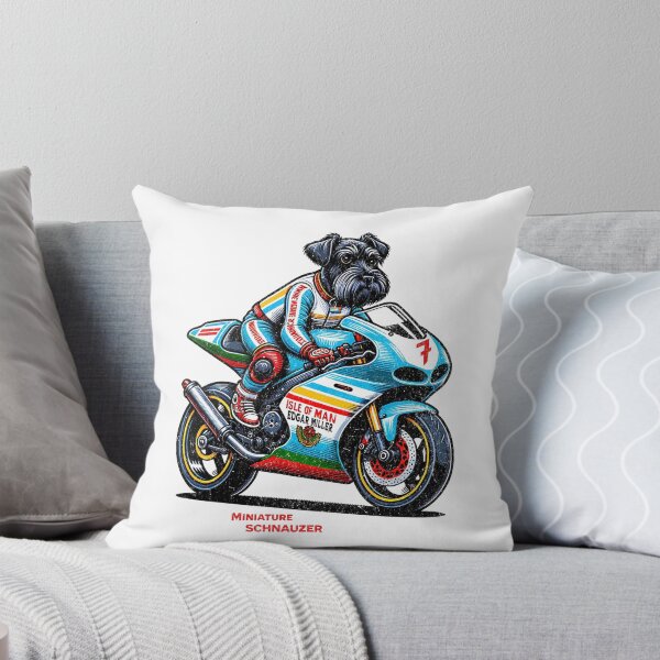 Item preview, Miniature Schnauzer  - Superbike Rider designed and sold by Speeddust.