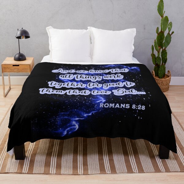 Item preview, ROMANS 8-28 All Things Work to the Good Bible Verse designed and sold by 5PointsDigital.