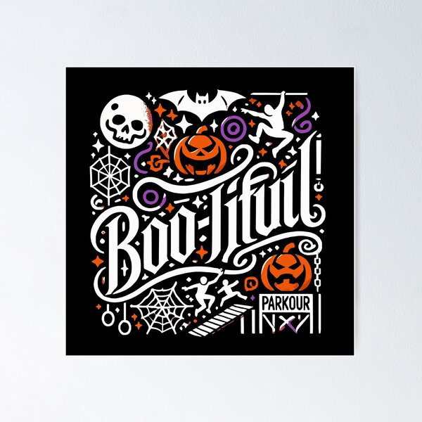 Item preview, Boo-tiful Night Parkour Halloween Design designed and sold by EB-Sassy-Missy.