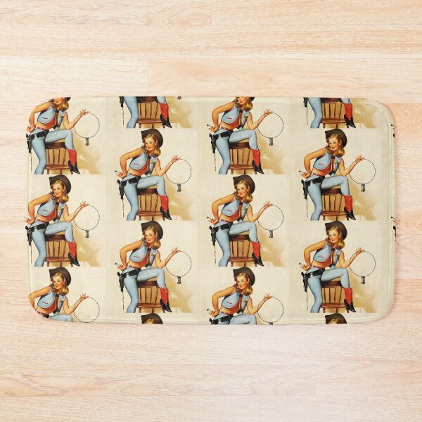 Item preview, Cowgirl Warden Western Pinup Retro Vintage 50s Blonde designed and sold by Retroaugogo.