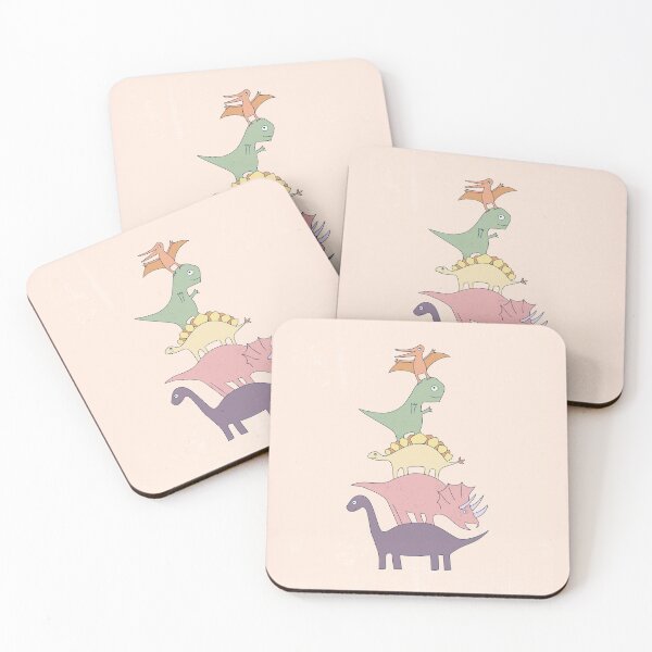Item preview, Dinosaur Stack - cute Dino illustration by Cecca Designs designed and sold by Cecca-Designs.