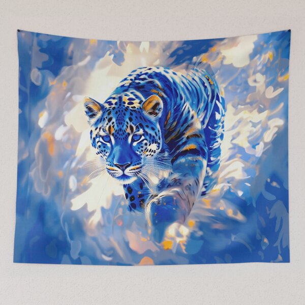 Item preview, BLUE LEOPARD wide angle designed and sold by INNERHARMONY2.