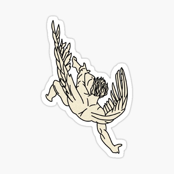 Item preview, The Fall of Icarus designed and sold by VeritaDoodles.