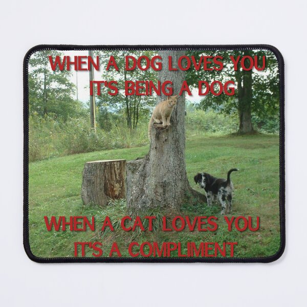 Item preview, DOGS VS. CATS FOR CAT LOVERS designed and sold by sparkysrandom.