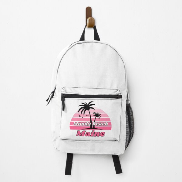 Item preview, Retro Cool Moody Beach Maine Palm Tree at Sunset Souvenirs designed and sold by karmdaf.