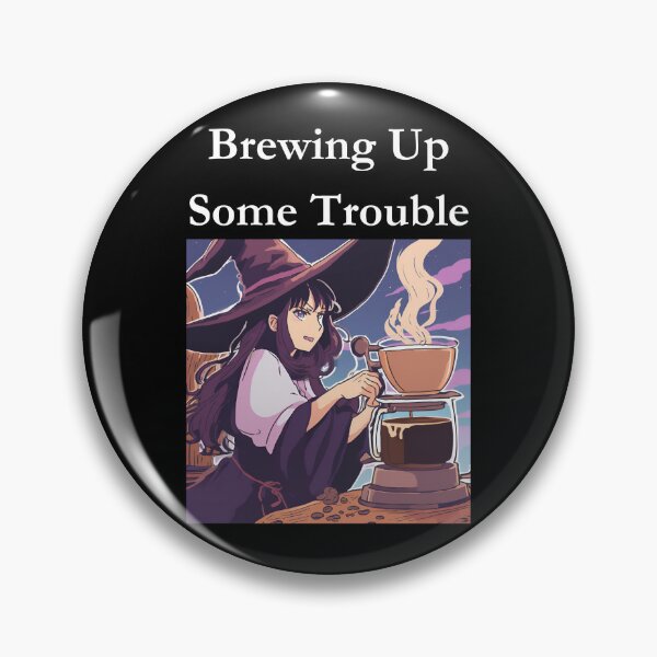 Item preview, Brewing Up Some Trouble .Classic Black Tee. designed and sold by GeekySexyCool.