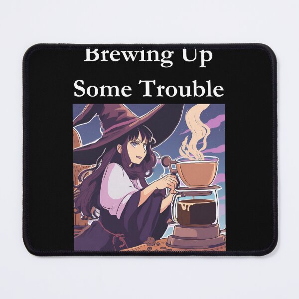 Item preview, Brewing Up Some Trouble .Classic Black Tee. designed and sold by GeekySexyCool.