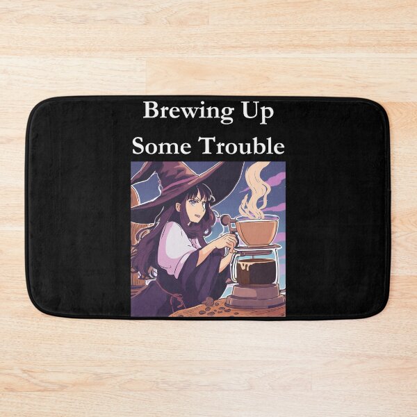 Item preview, Brewing Up Some Trouble .Classic Black Tee. designed and sold by GeekySexyCool.