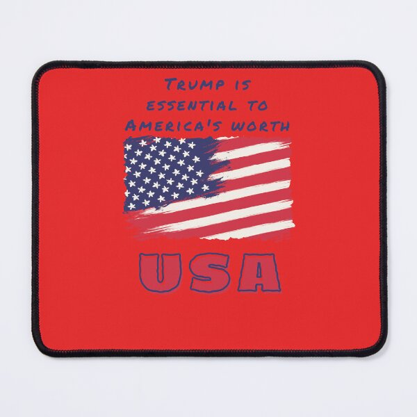 Item preview, America Holds No Value Without TRUMP: Flag & Lettering designed and sold by EducaPro.