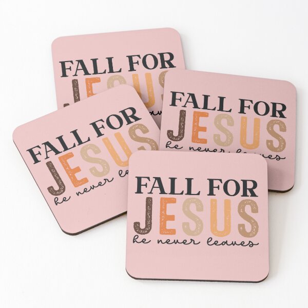 Item preview, Fall for Jesus he never leaves  designed and sold by Kelli Campbell.