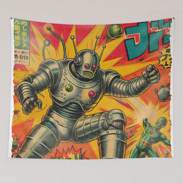 Item preview, Retro Robot Mag II designed and sold by Santiago Vidal.