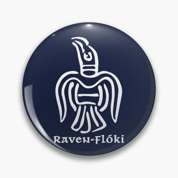 Item preview, RAVEN FLOKI. HRAFNA FLOKI. WHITE. designed and sold by 5hertz.