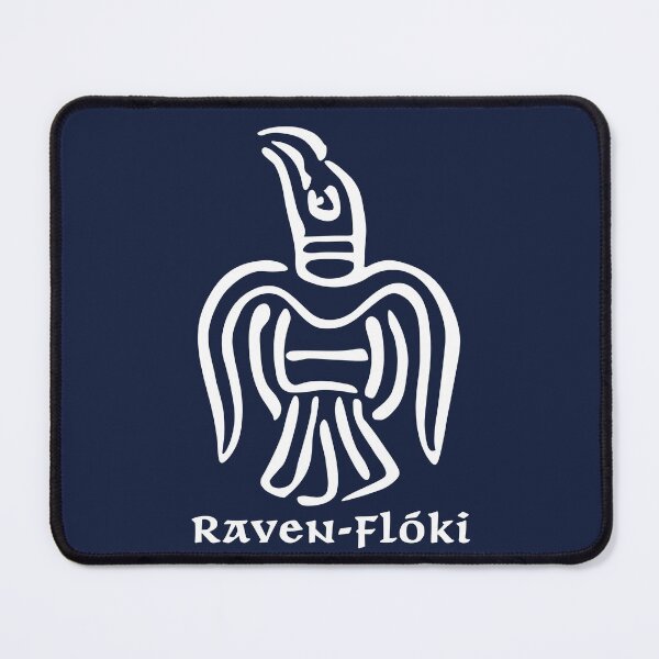 Item preview, RAVEN FLOKI. HRAFNA FLOKI. WHITE. designed and sold by 5hertz.
