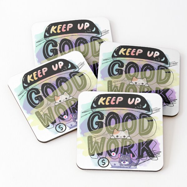 Item preview, keep up good work designed and sold by Graphollio-shop.