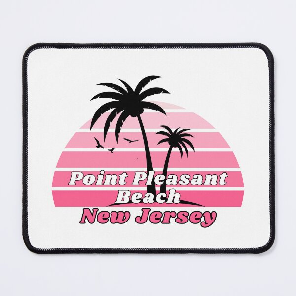 Item preview, Retro Cool Point Pleasant Beach New Jersey Palm Tree at Sunset Souvenirs designed and sold by karmdaf.