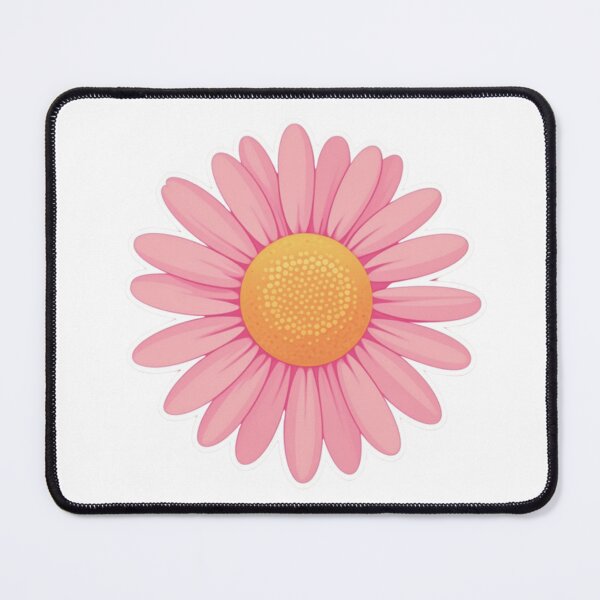 Item preview, LIGHT PINK RETRO DAISY STICKER designed and sold by Arts4U.