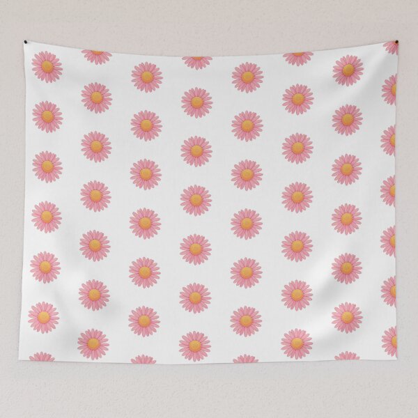 Item preview, LIGHT PINK RETRO DAISY STICKER designed and sold by Arts4U.