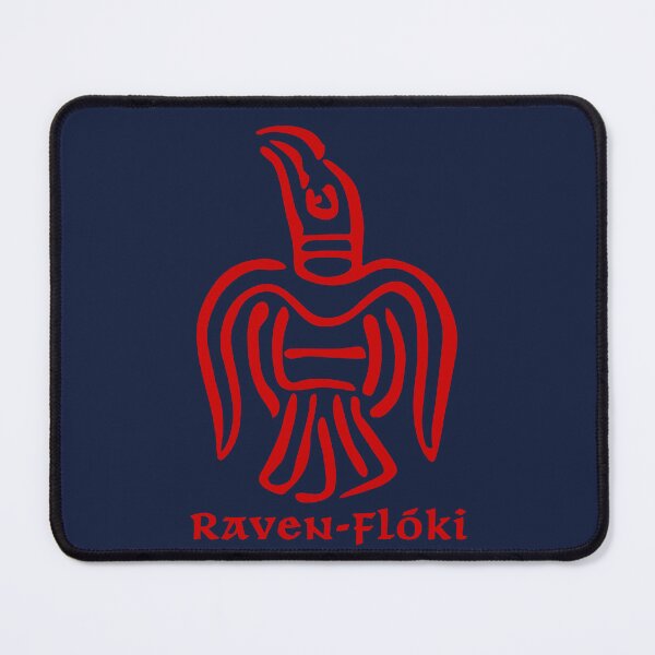 Item preview, RAVEN FLOKI. HRAFNA FLOKI. RED. designed and sold by 5hertz.