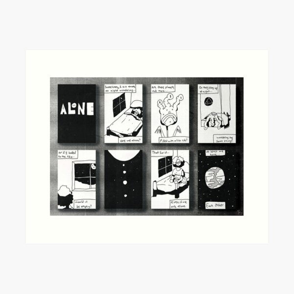 Item preview, Alone Zine Print designed and sold by Henepp.