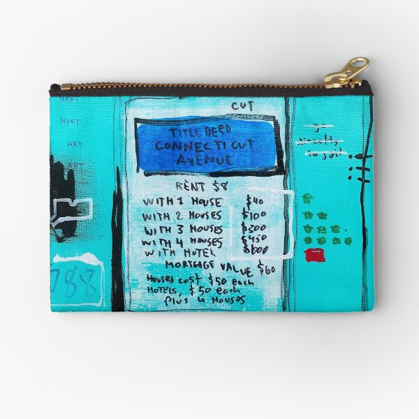 Connecticut Avenue Zipper Pouch