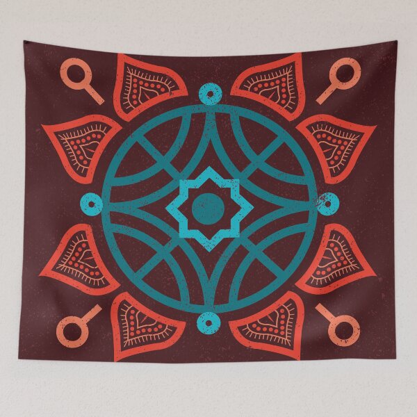 Item preview, Grunge Textured Mandalas designed and sold by oppositedge.