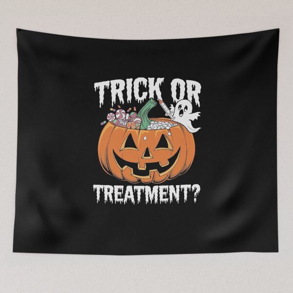 Item preview, Trick or Treatment Pharmacy Halloween Funny Gifts for Pharmacists designed and sold by KedzikDesigns.