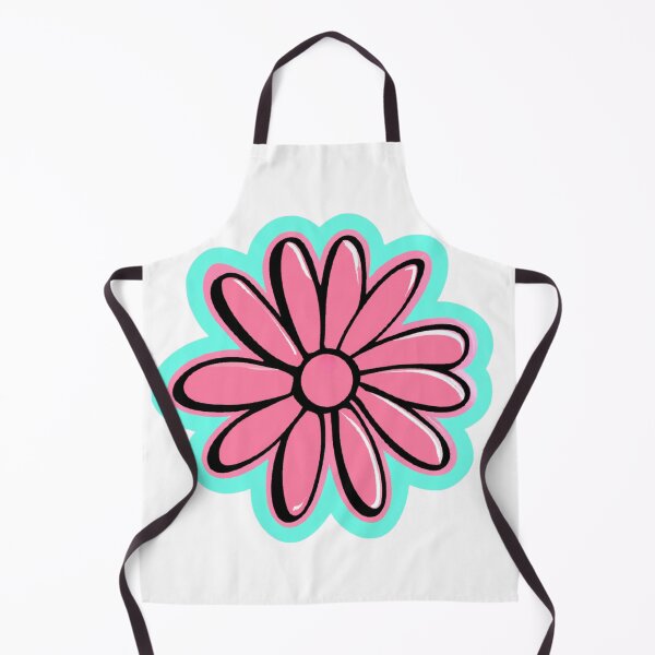 Item preview, PINK RETRO DAISY STICKER COLORFUL  FUN designed and sold by Arts4U.