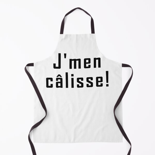Item preview, j'men câlisse - black text design designed and sold by EmeraldeaArt.