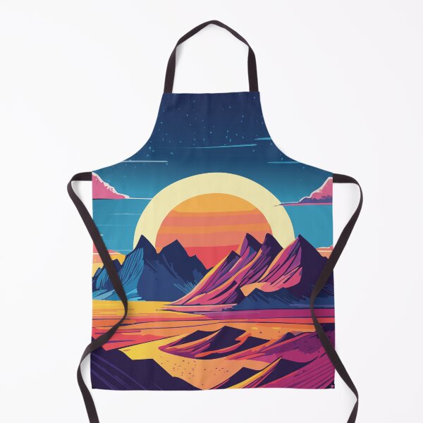 Artikelvorschau, Retro Neon Wüstenlandschaft entworfen und verkauft von CosioInc.