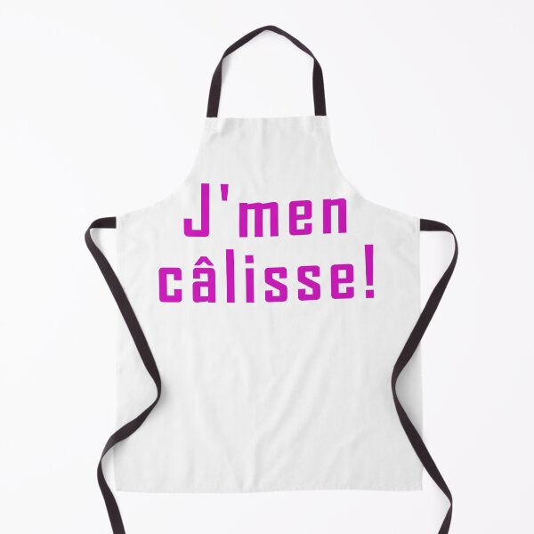 Item preview, j'men câlisse - pink text design designed and sold by EmeraldeaArt.